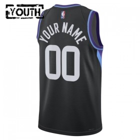 NBA Utah Jazz Trikot Personalisierung Jordan 2025-26 Statement Edition Schwarz Swingman - Kinder